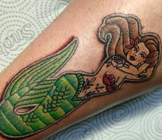 Embroidery Tattoos Give Better Look On Skin