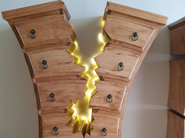 This Cabinet Maker From New Zealand Goes Viral For Crafting Broken And Crazy Looking Furniture