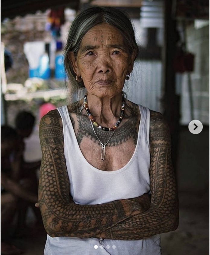 The Last 103 Years Old Filipino Woman Who Is Left To Preserve Ancient Tattoo Tradition