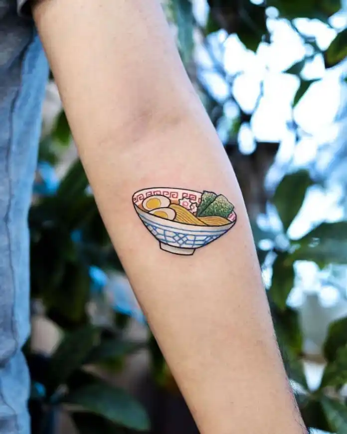 15 Pictures of Colorful Tattoos That Look Like A Sticker That Is Pasted on The Skin