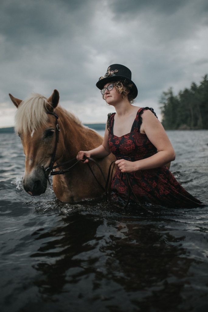 The Steampunk Experience With Maddie, the Horse Who Loves the Lake