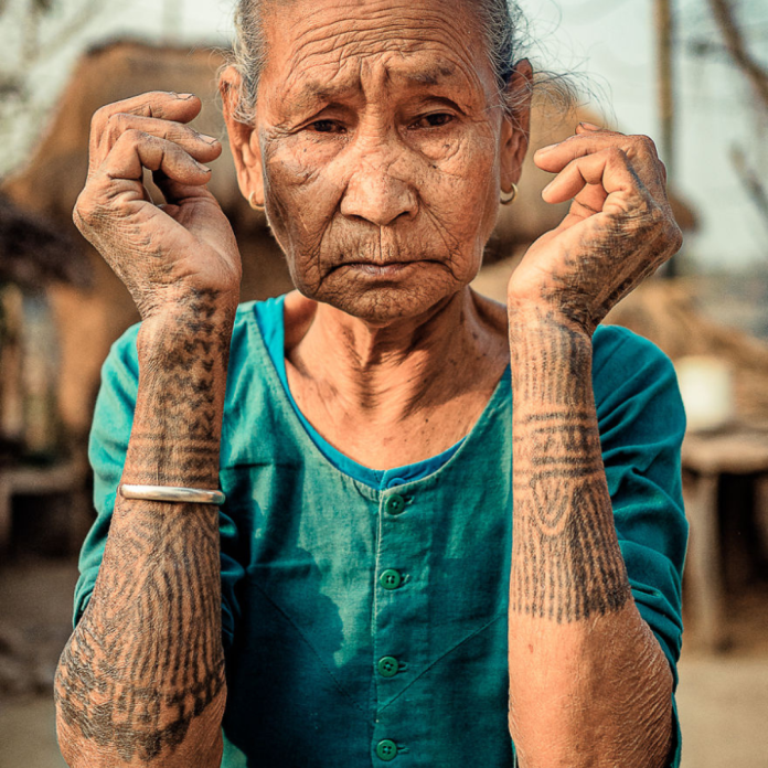 Tribal Tattoos of Tharu