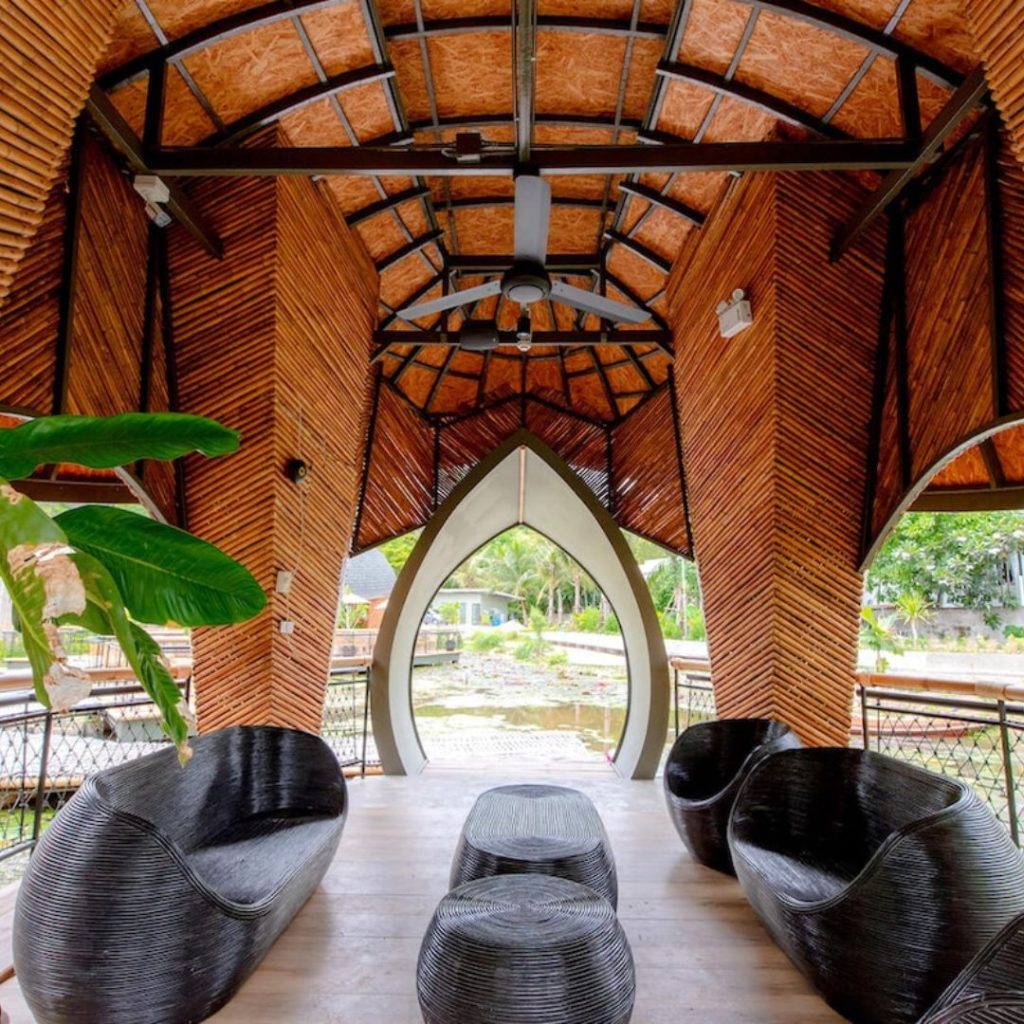 The Bamboo Bungalows at Thailand's Eco-Tourism Destination of Turtle Bay Honor the Traditions of the Local People