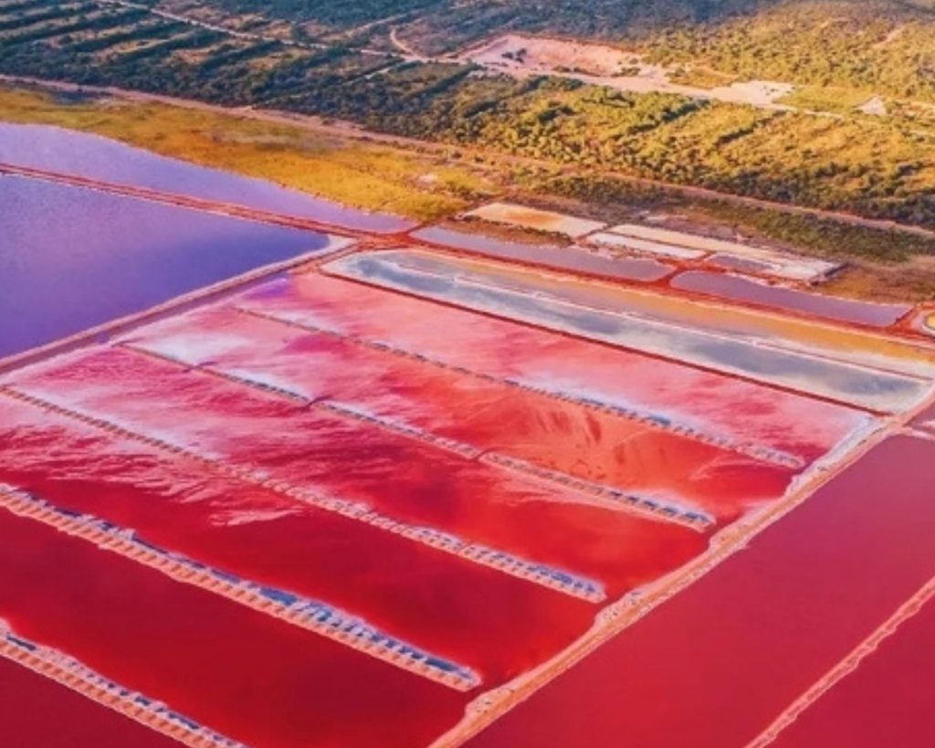 The Beauty Of The Pink Lagoon In Western Australia